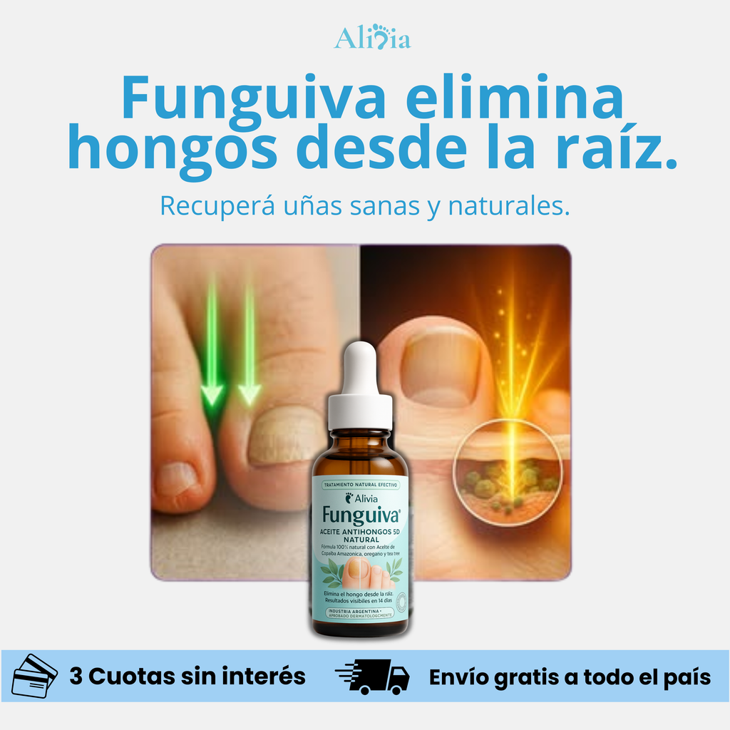 Funguiva® - El único tratamiento natural 100% efectivo contra los hongos