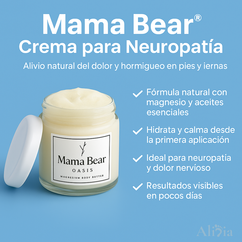 Mama Bear® - Crema Terapéutica para el Ardor y Hormigueo
