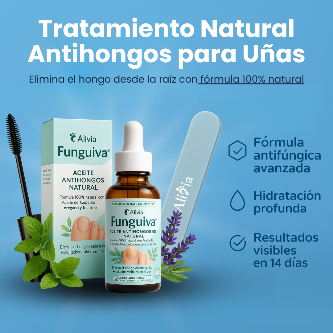 Funguiva® - El único tratamiento natural 100% efectivo contra los hongos